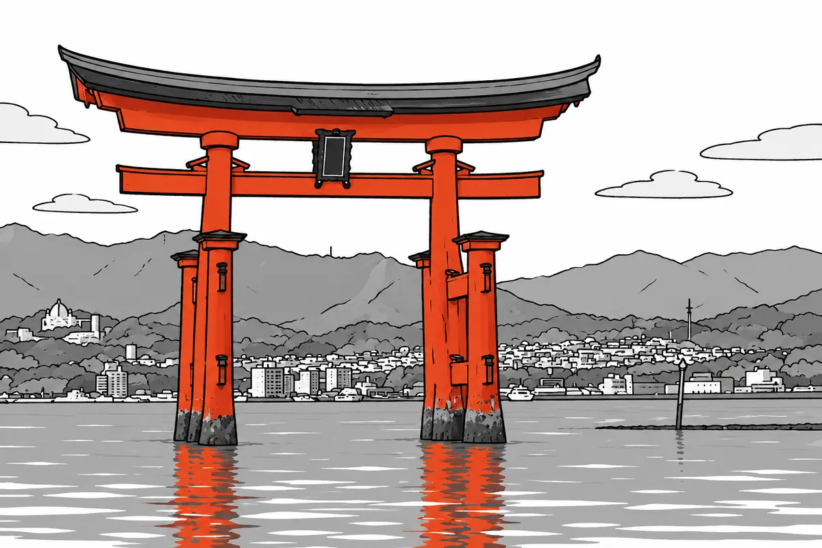 宮島・厳島神社の大鳥居