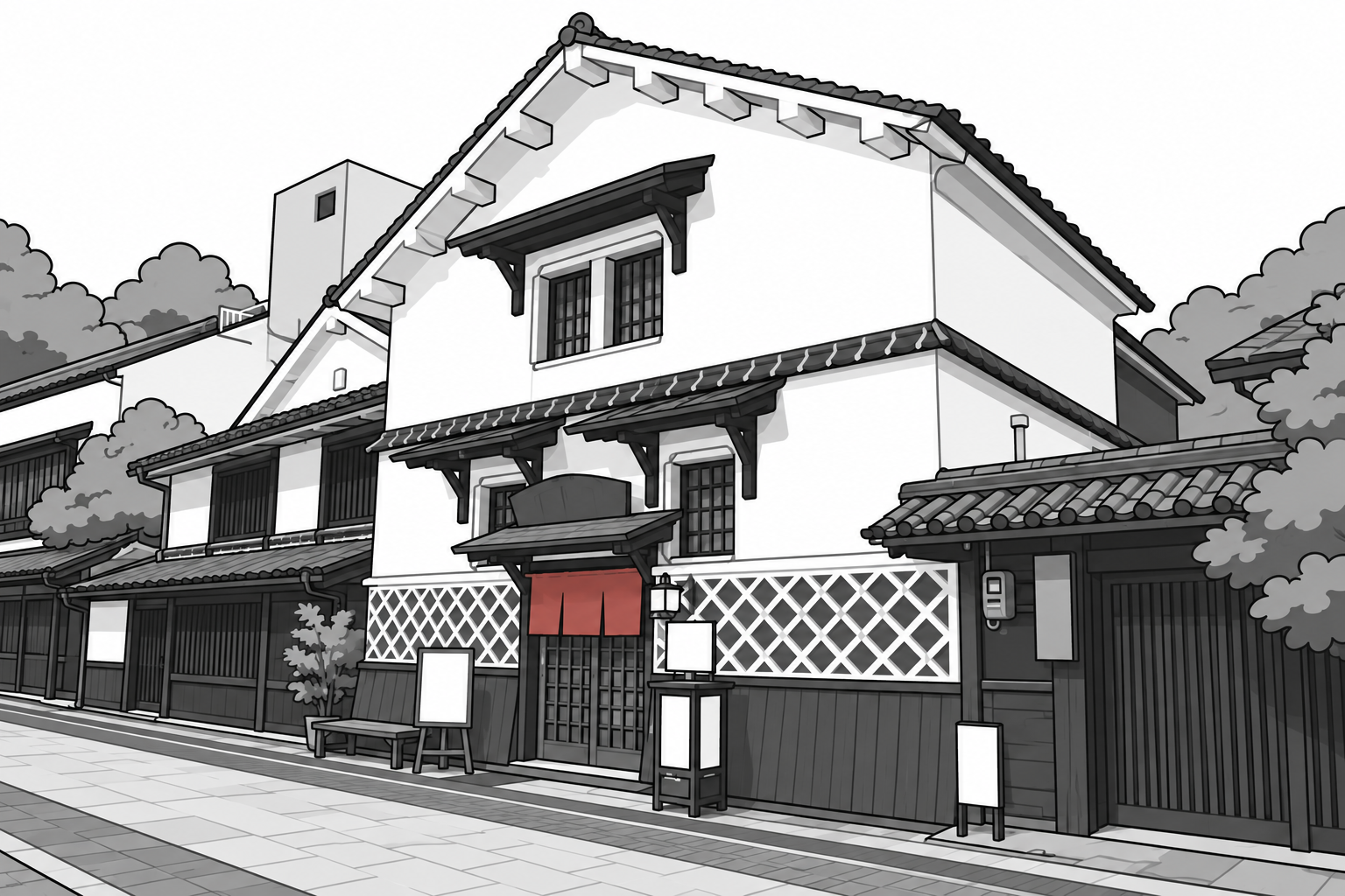 竹原の町並み