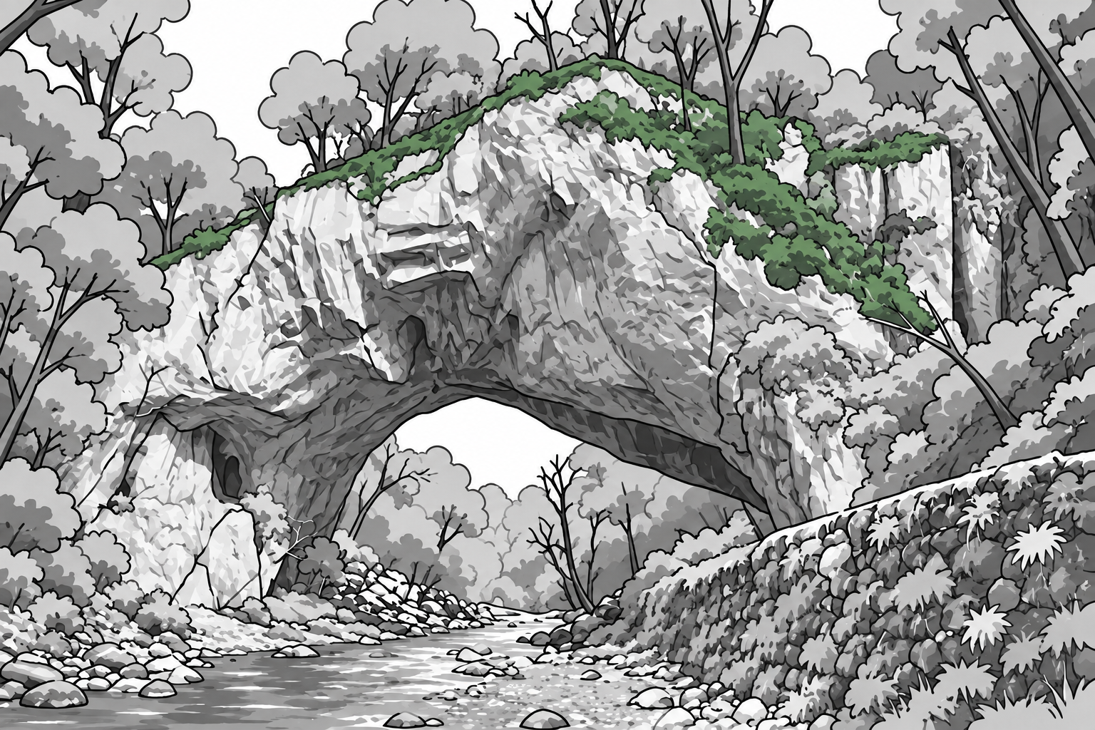帝釈峡・雄橋