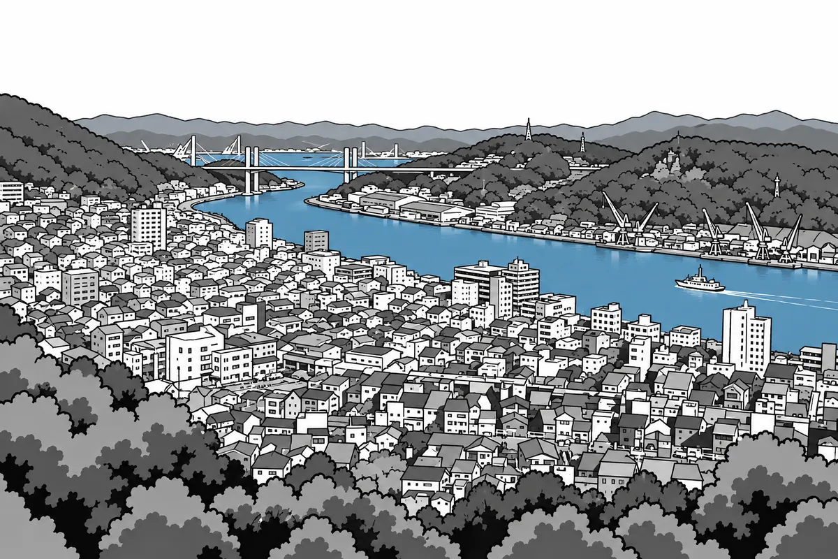 千光寺からの尾道水道